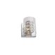 Canada 1 Light 10 inch Black/White Wall Sconce Wall Light, Glass Cover