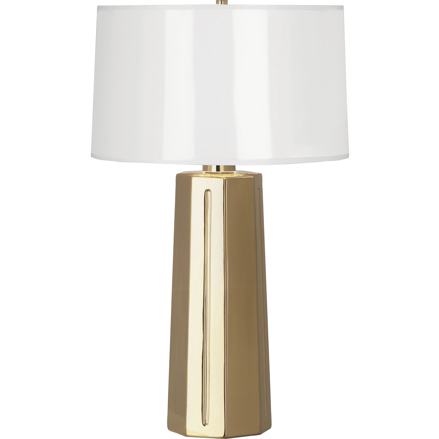 Mason 25.88 inch 150 watt Polished Gold Table Lamp Portable Light