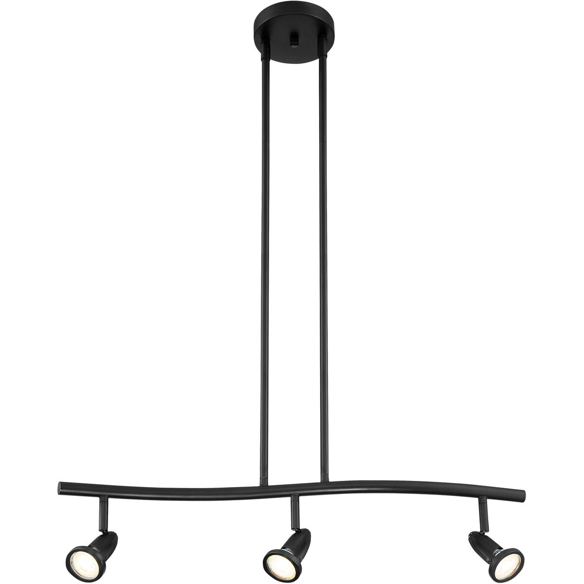 Cobra LED 8 inch Black Pendant - Spotlight Ceiling Light