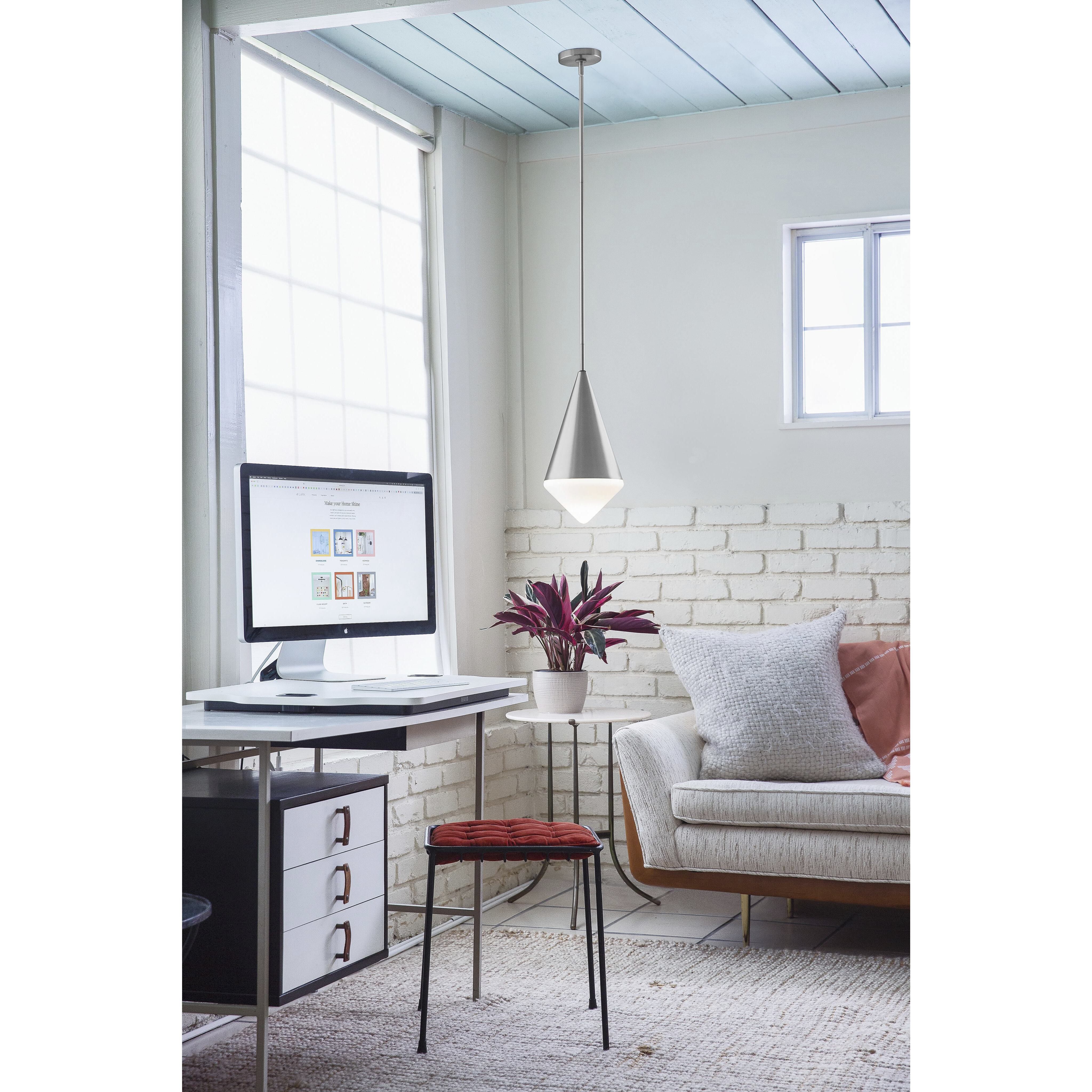 Betty LED 9.5 inch Polished Nickel Pendant Ceiling Light