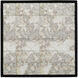Mosaico 26 X 12.75 inch Ebony and Antique Mirror Pedestal