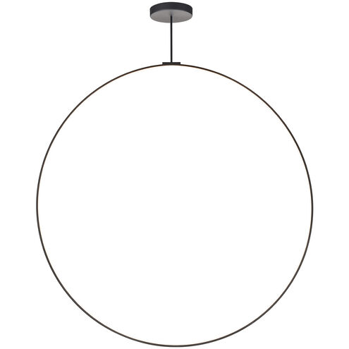 Cirque LED 0.75 inch Black Pendant Ceiling Light
