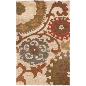 Columbia 96 X 60 inch Brown and Brown Area Rug, Jute