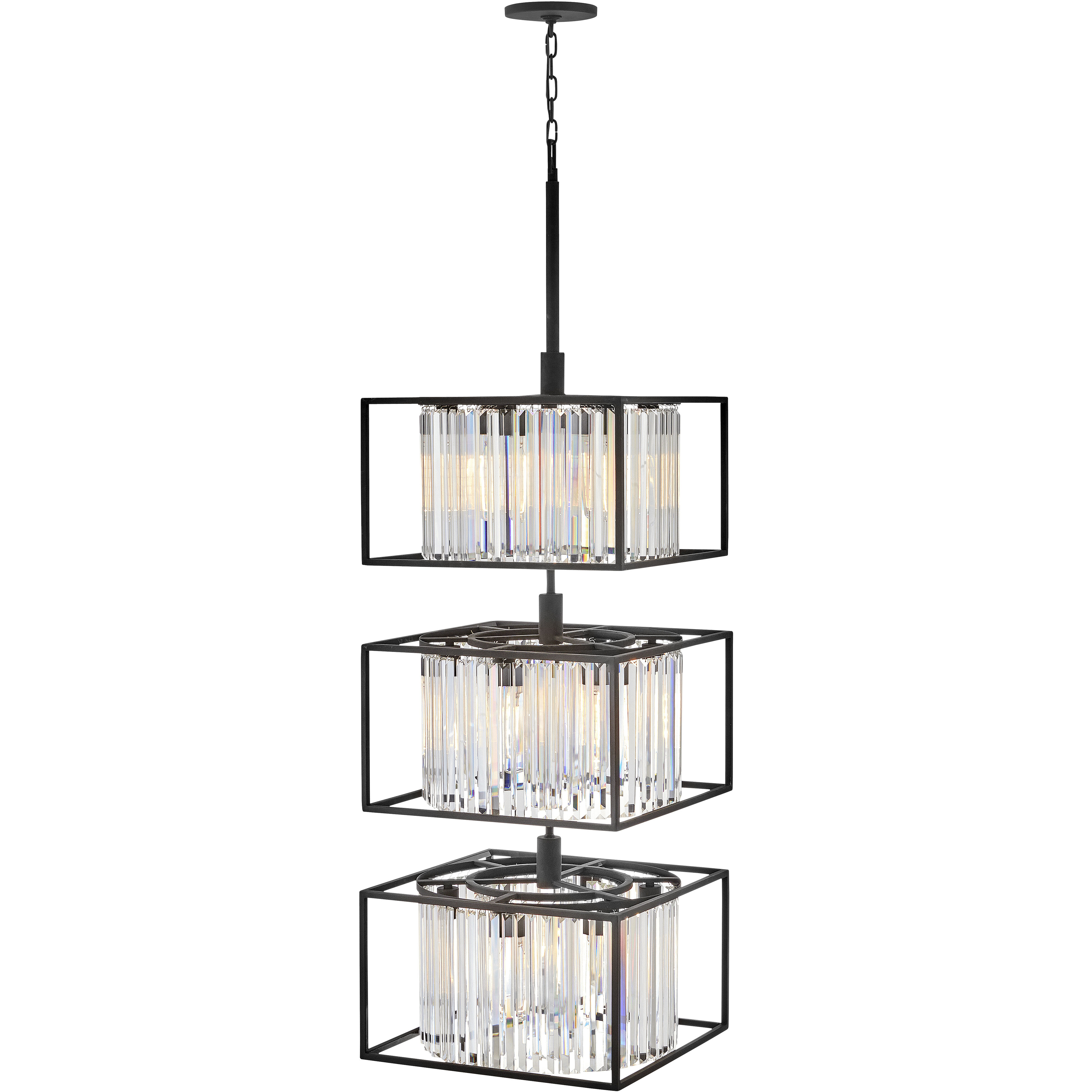 Giada 20 inch Black Indoor Foyer Light Ceiling Light