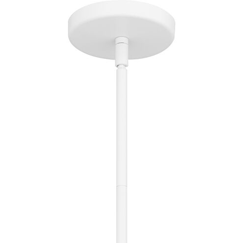 Arbor 1 Light 10 inch Matte White Mini Pendant Ceiling Light, Small