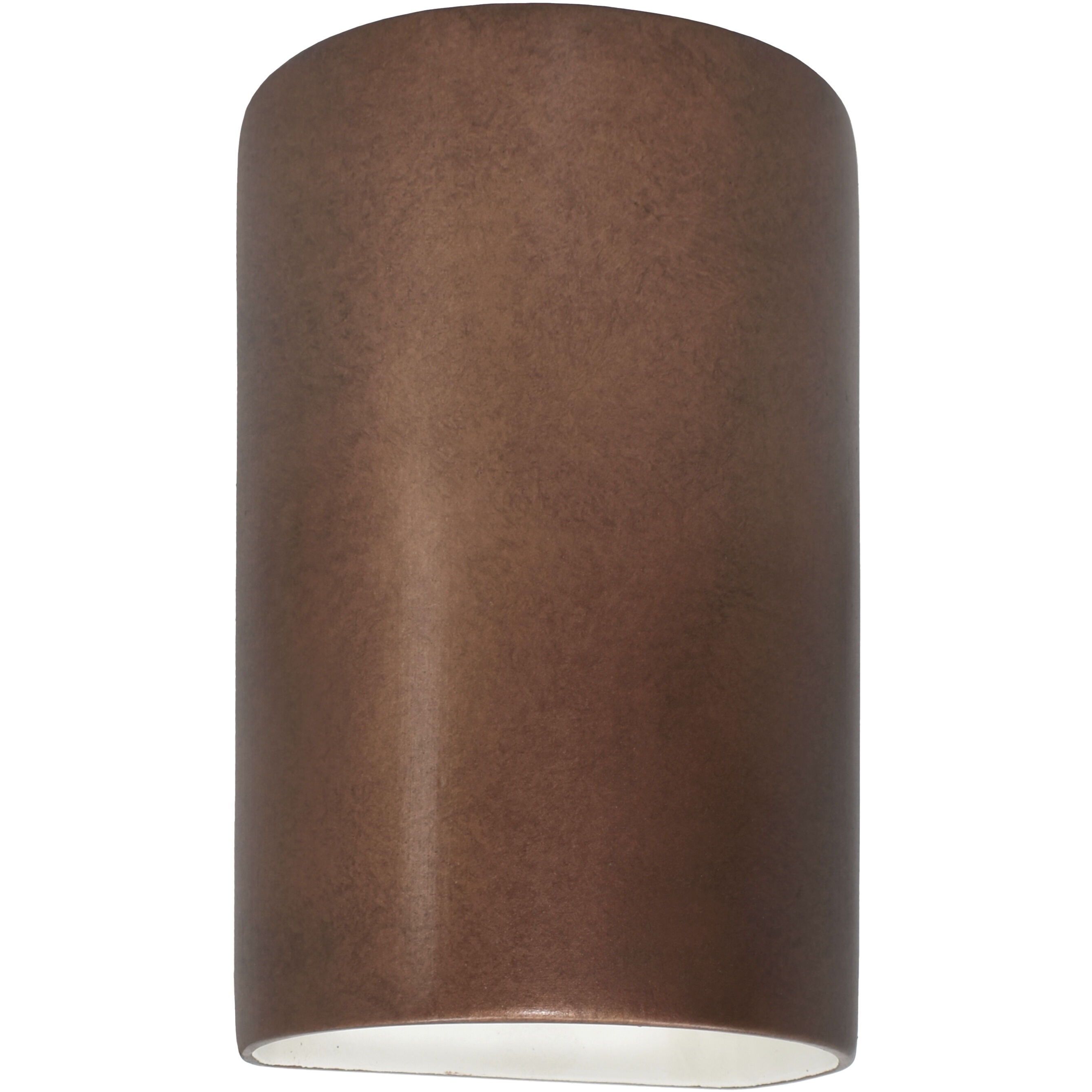 Ambiance Cylinder LED 7.75 inch Antique Copper Wall Sconce Wall Light, Large