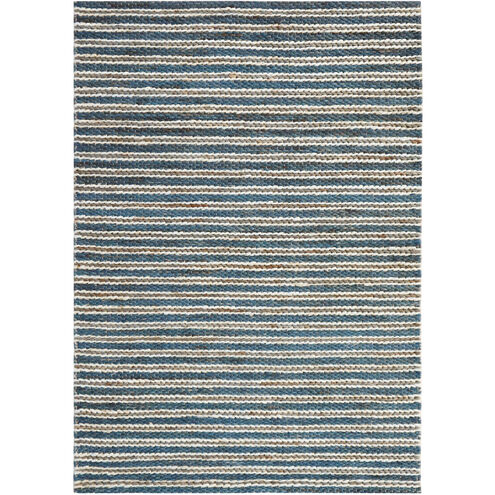 Natural Luxe 36 X 24 inch Blue Rug in 2 x 3