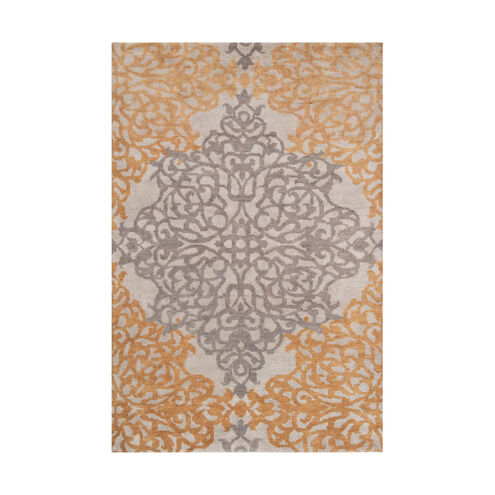 Caspian 102 X 66 inch Gray and Neutral Area Rug, Wool