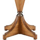 Hastings 30.75 inch 75 watt Natural Wood and Antique Nickel Table Lamp Portable Light