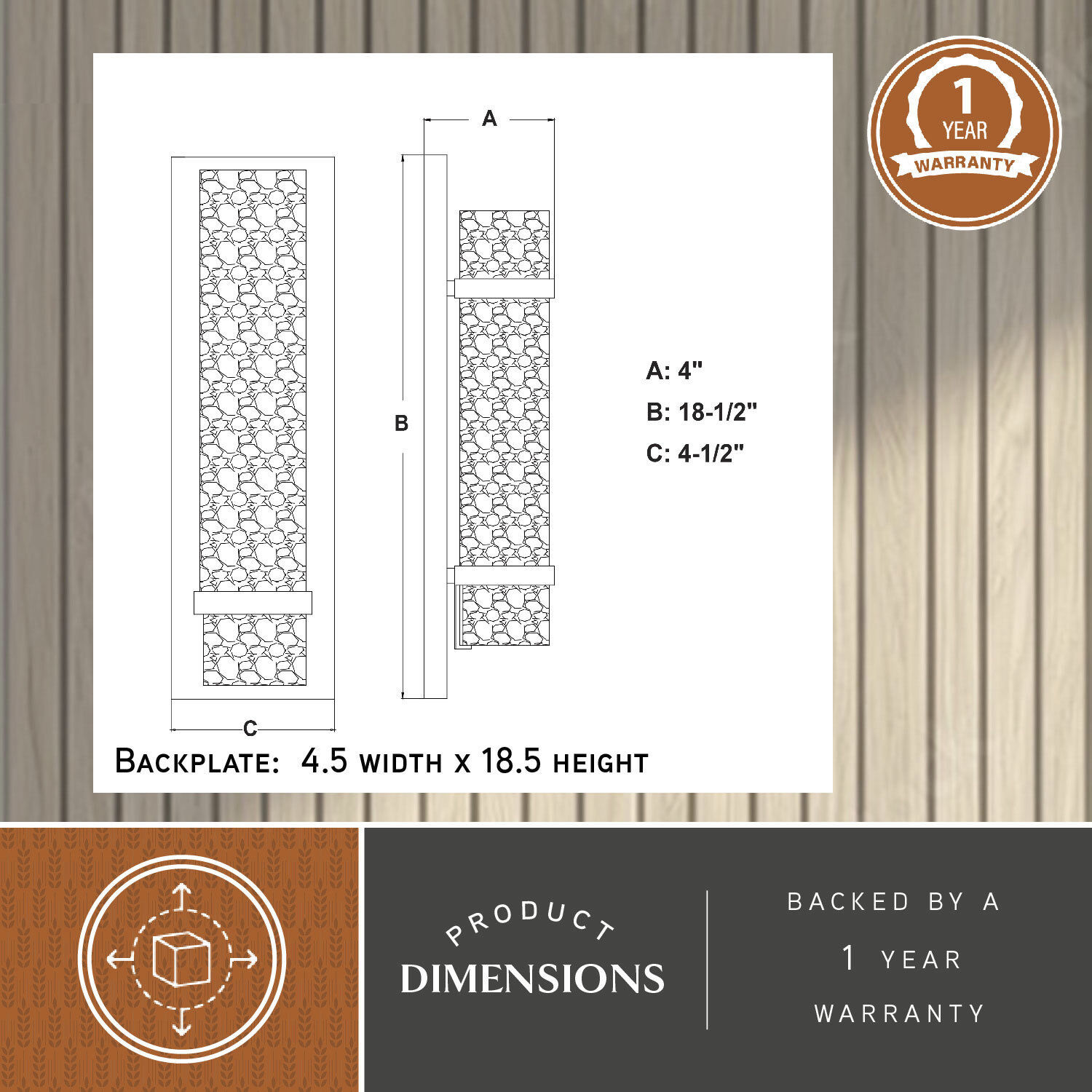 Vilo LED 4.5 inch Satin Nickel ADA Wall Light