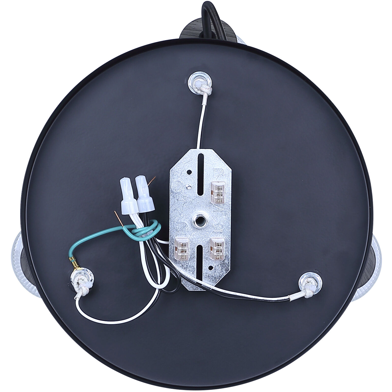 Owen Black and Wood Track Lighting Ceiling Light