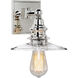 Chapman & Myers Covington 1 Light 7.75 inch Polished Nickel Bath Sconce Wall Light