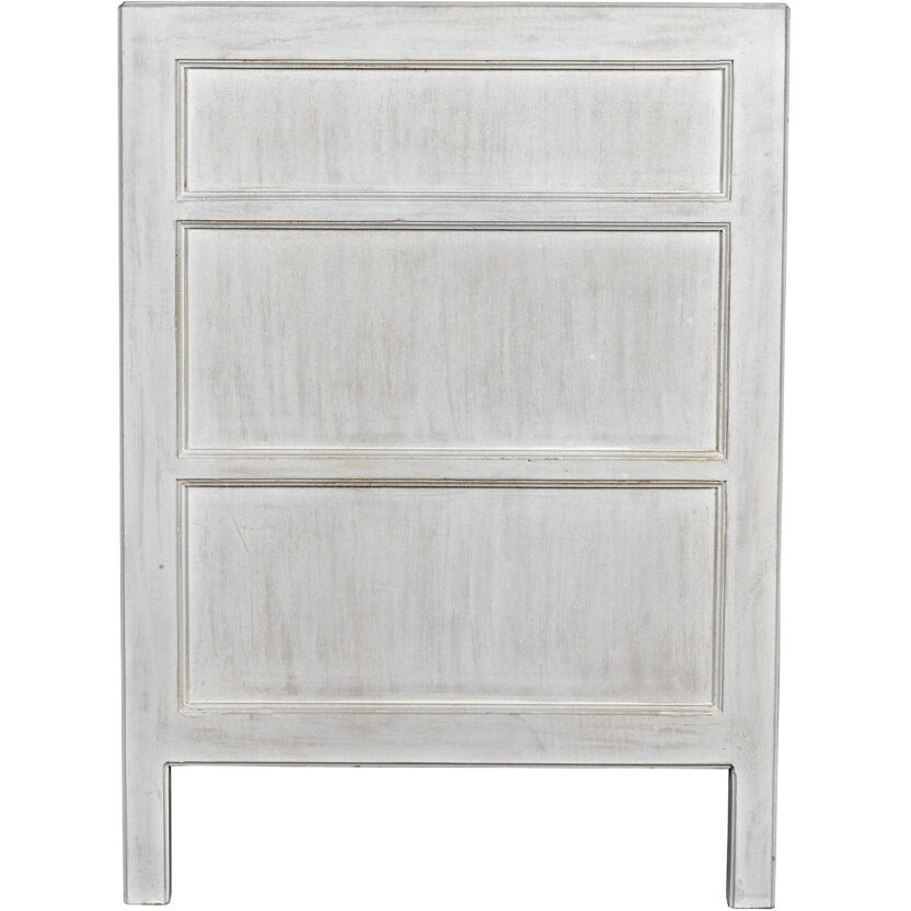 Hampton 36 X 31 inch White Wash Side Table
