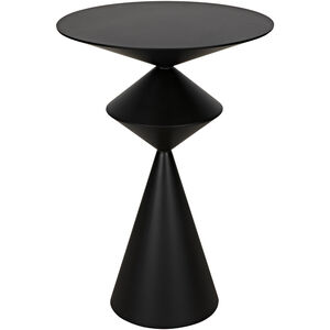 Zasa 26 X 18 inch Matte Black Side Table