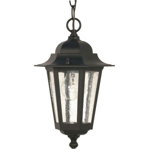 Cornerstone 1 Light 7 inch Textured Black Outdoor Hanging Lantern