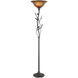 Pinecone 72 inch 150 watt Rust Torchiere Portable Light