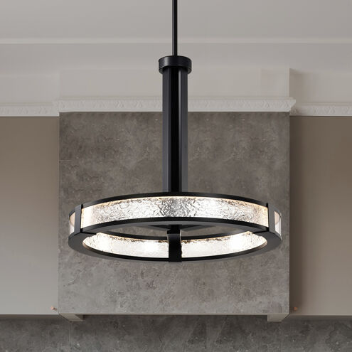 Darrow LED 24 inch Matte Black Pendant Ceiling Light
