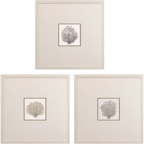 Waterside Collection Gray Framed Art