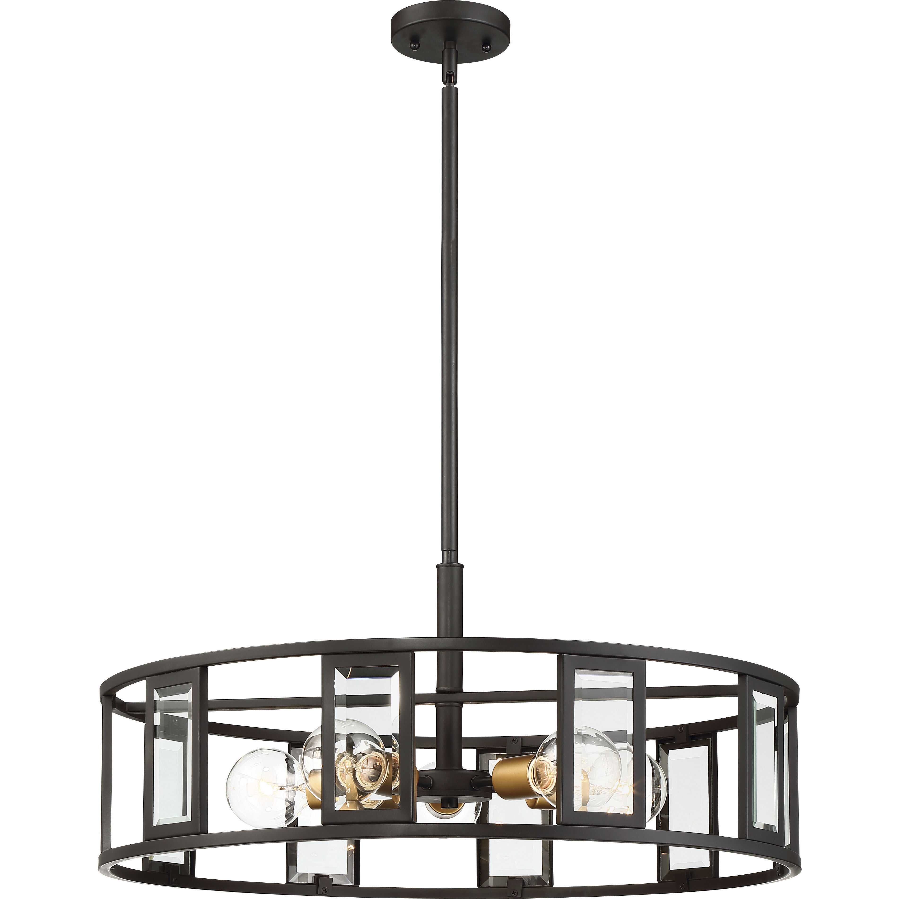 Payne 5 Light 26 inch Midnight Bronze Pendant Ceiling Light