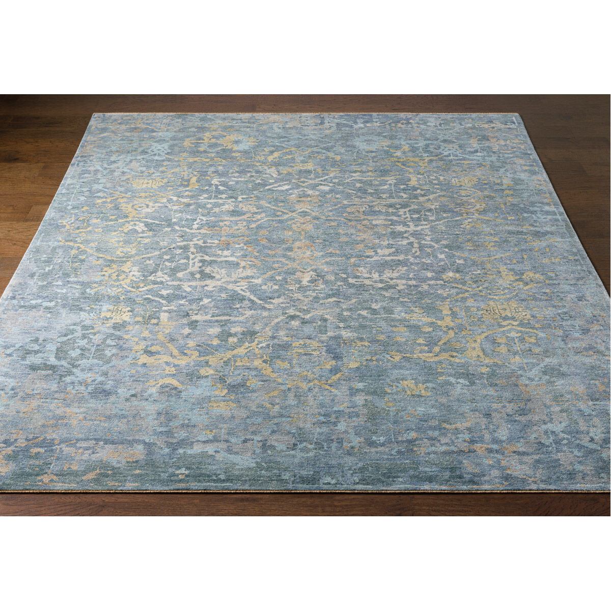 Normandy 156 X 108 inch Blue Rug in 9 x 13, Rectangle