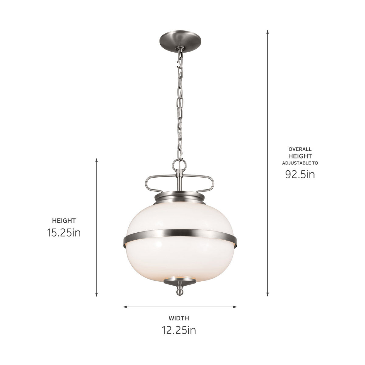 Homestead Opal 2 Light 12 inch Classic Pewter Pendant Ceiling Light, Opal