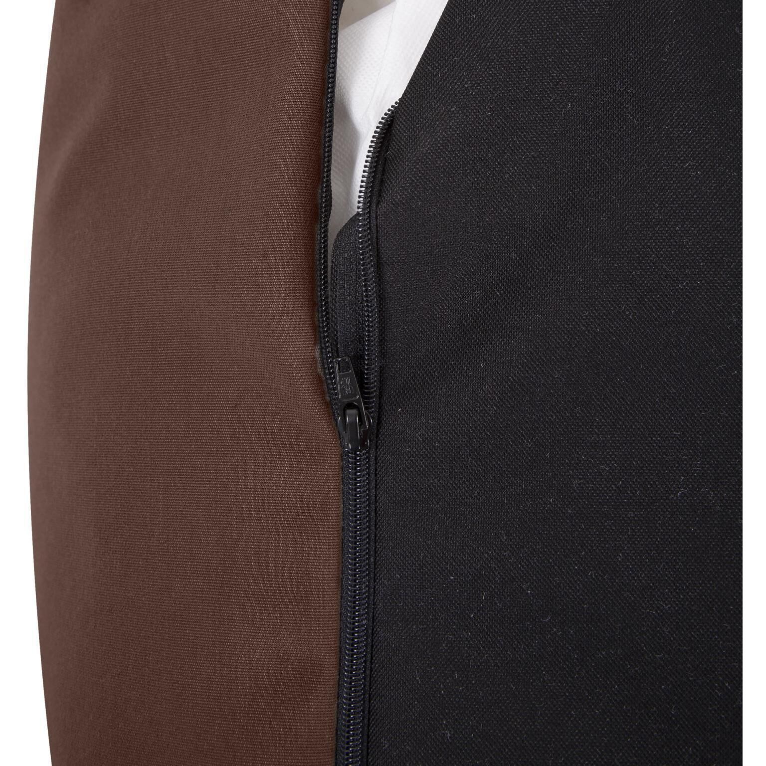 Seascape Chocolate Outdoor Pouf Lounge Cover