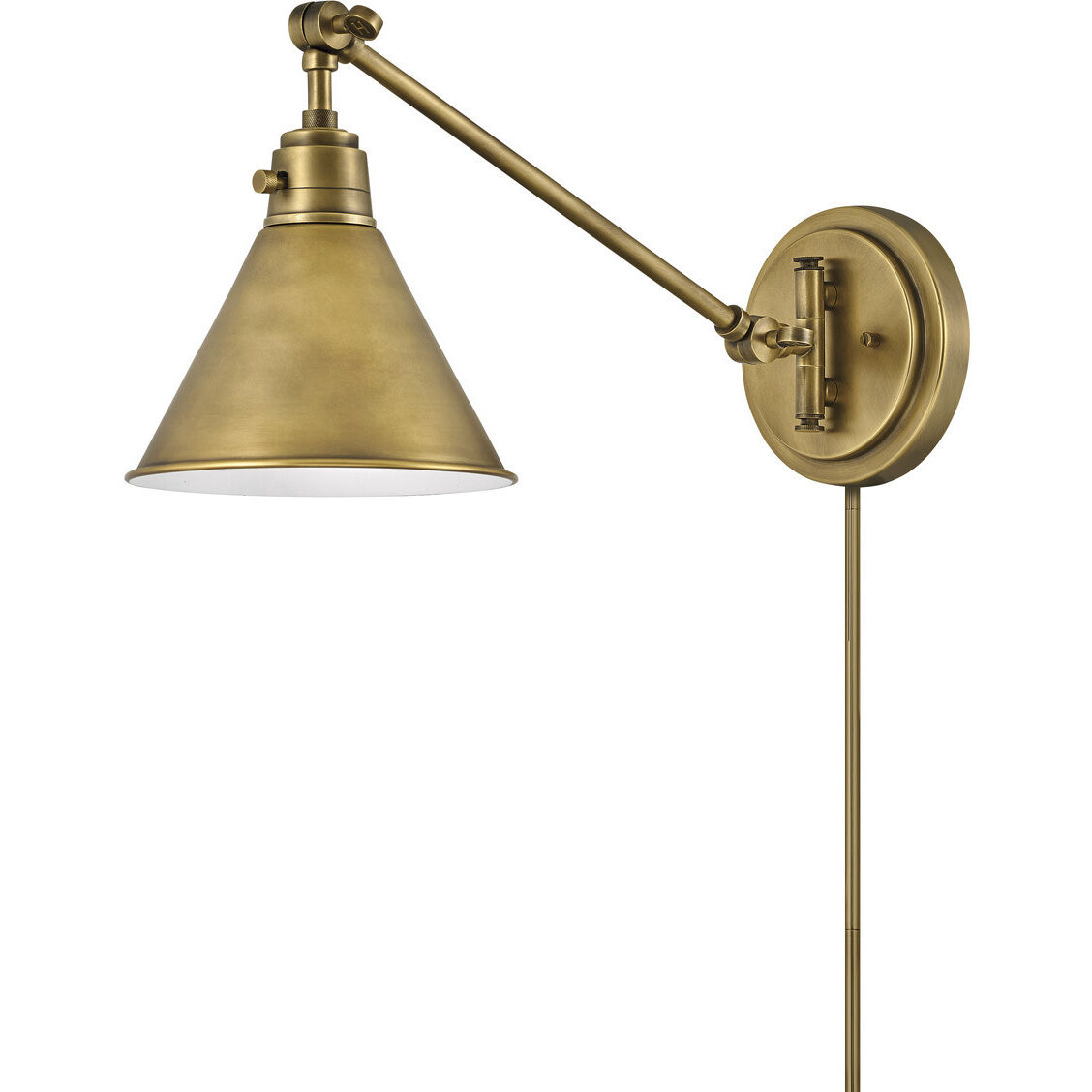 Arti 1 Light 7.75 inch Heritage Brass Indoor Wall Sconce Wall Light