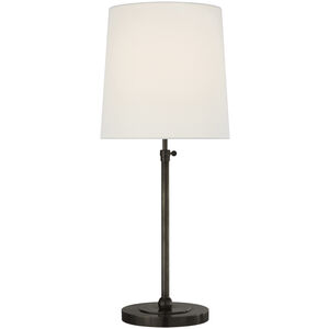 Thomas O'Brien Bryant 27.5 inch 60 watt Bronze Table Lamp Portable Light in Linen, Large