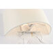 Canada 1 Light 6 inch Silver Wall Sconce Wall Light