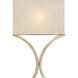 Cornwall 1 Light 12.25 inch Silver Leaf ADA Wall Sconce Wall Light