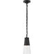 Thomas O'Brien Robinson 1 Light 4.75 inch Bronze Pendant Ceiling Light in Seeded Glass, Small