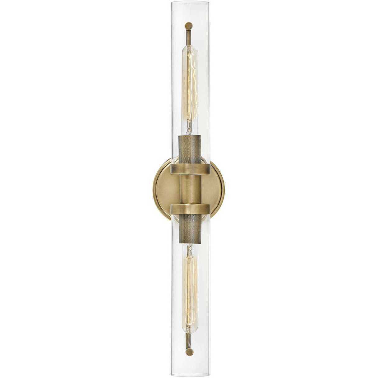 Vaughn 2 Light 25 inch Heritage Brass Vanity Light Wall Light
