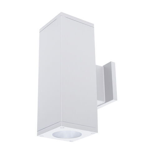 Cube Arch LED 6 inch White Sconce Wall Light in 2700K, 85, F-38 Degrees, 22, A - Away fr wall