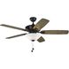 Colony 52 LED 52 inch Aged Pewter with Light Grey Weathered Oak Blades Ceiling Fan