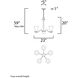 Vital 5 Light 23 inch Satin Nickel Chandelier Ceiling Light