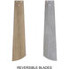 Burlington 26.57 inch Slate Gray with Weathered Gray-Oak Blades Ceiling Fan