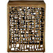 Gowen 22 X 16 inch Antique Brass Accent Table