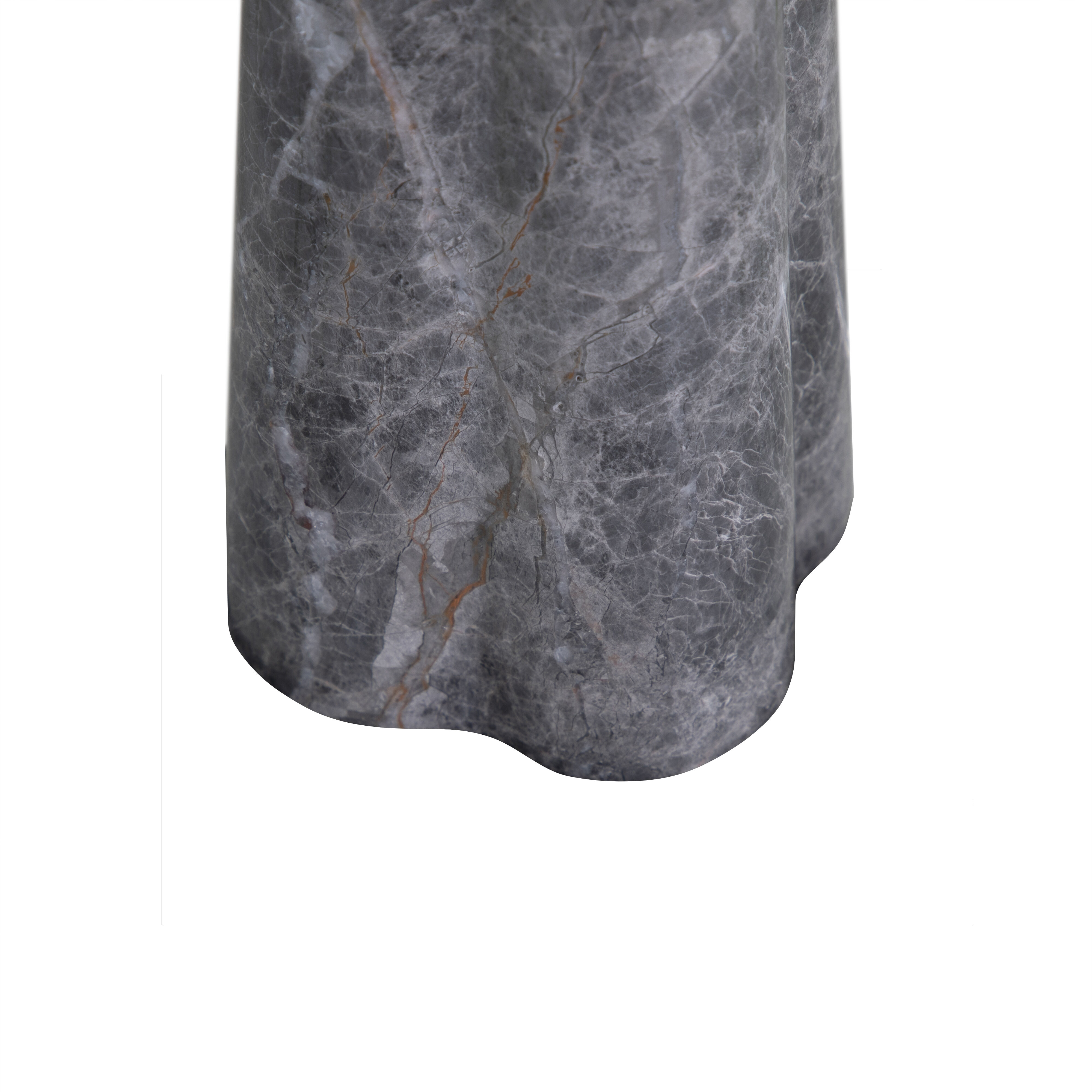 Margaret 32.25 inch Rubbed Bronze and Clear Acrylic and Beige Linen with Gray Marble Table Lamp Portable Light