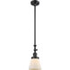 Franklin Restoration Cone 1 Light 6 inch Matte Black Mini Pendant Ceiling Light in Incandescent, Matte White, Franklin Restoration