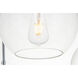 Baxter 3 Light 36 inch Chrome Pendant Ceiling Light