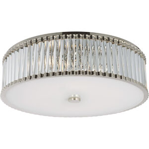 Chapman & Myers Kean LED 24.25 inch Polished Nickel Flush Mount Ceiling Light