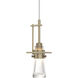 Erlenmeyer 1 Light 3.3 inch Soft Gold Mini Pendant Ceiling Light - Open Box