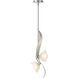 Mika 2 Light 9.7 inch Vintage Platinum Pendant Ceiling Light