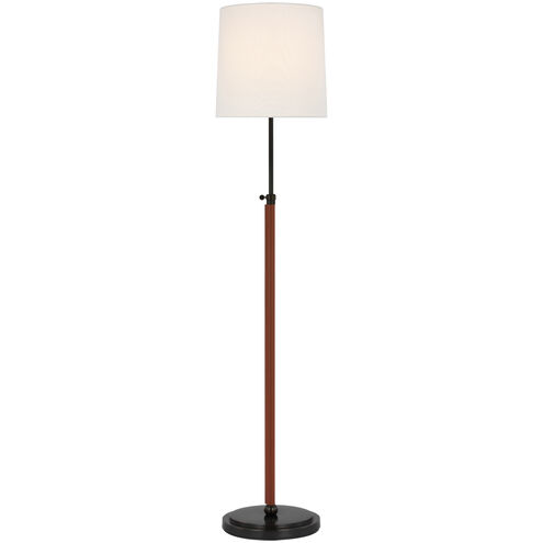 Thomas O'Brien Bryant2 45.25 inch 15.00 watt Bronze and Saddle Leather Wrapped Floor Lamp Portable Light