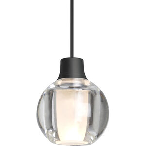 Boca 3 1 Light Black Cord Pendant Ceiling Light