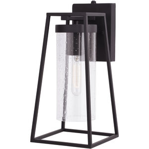Nash LED 13.75 inch Textured Black Outdoor Wall