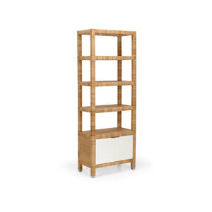 Wildwood 82 X 30 inch White/Natural Etagere