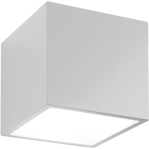 Bloc LED 5.5 inch White Flush Mount Ceiling Light in 3000K