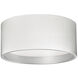 Mousinni LED 17.75 inch White Flush Mount Ceiling Light