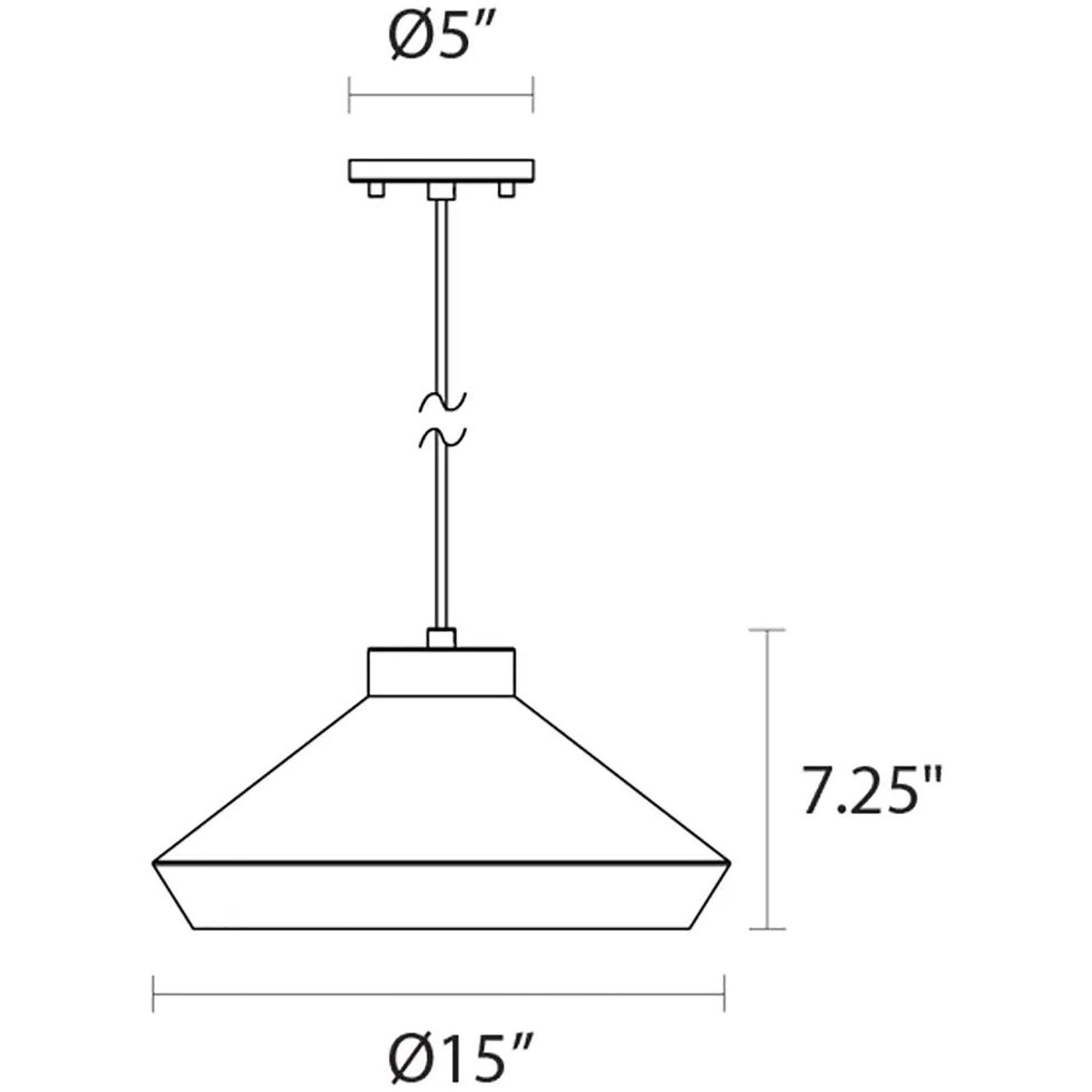 Sonneman Koma Meiji 1 Light Pendant in Satin White with Satin White Interior 2752.03-E